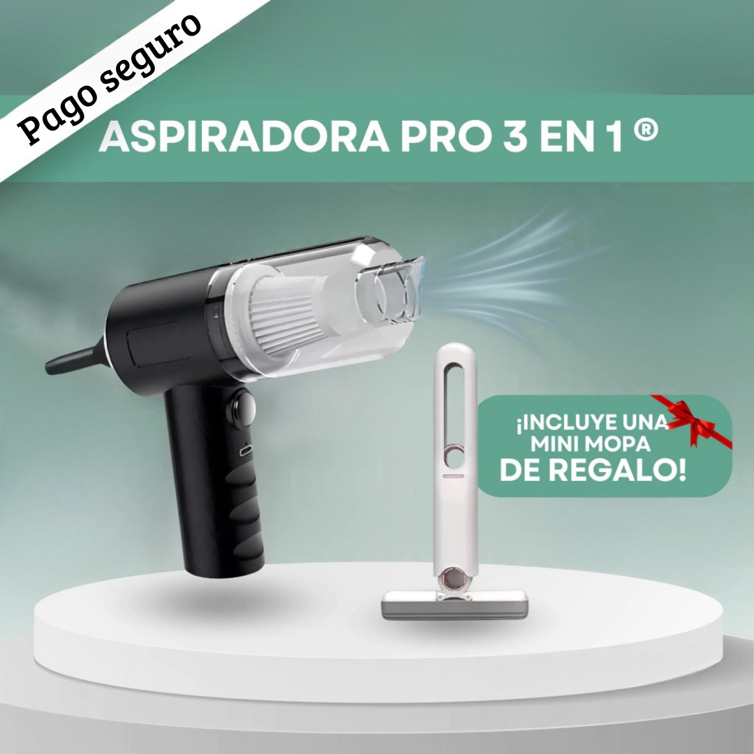 Aspiradora Pro 3 en 1® + Mini mopa DE REGALO