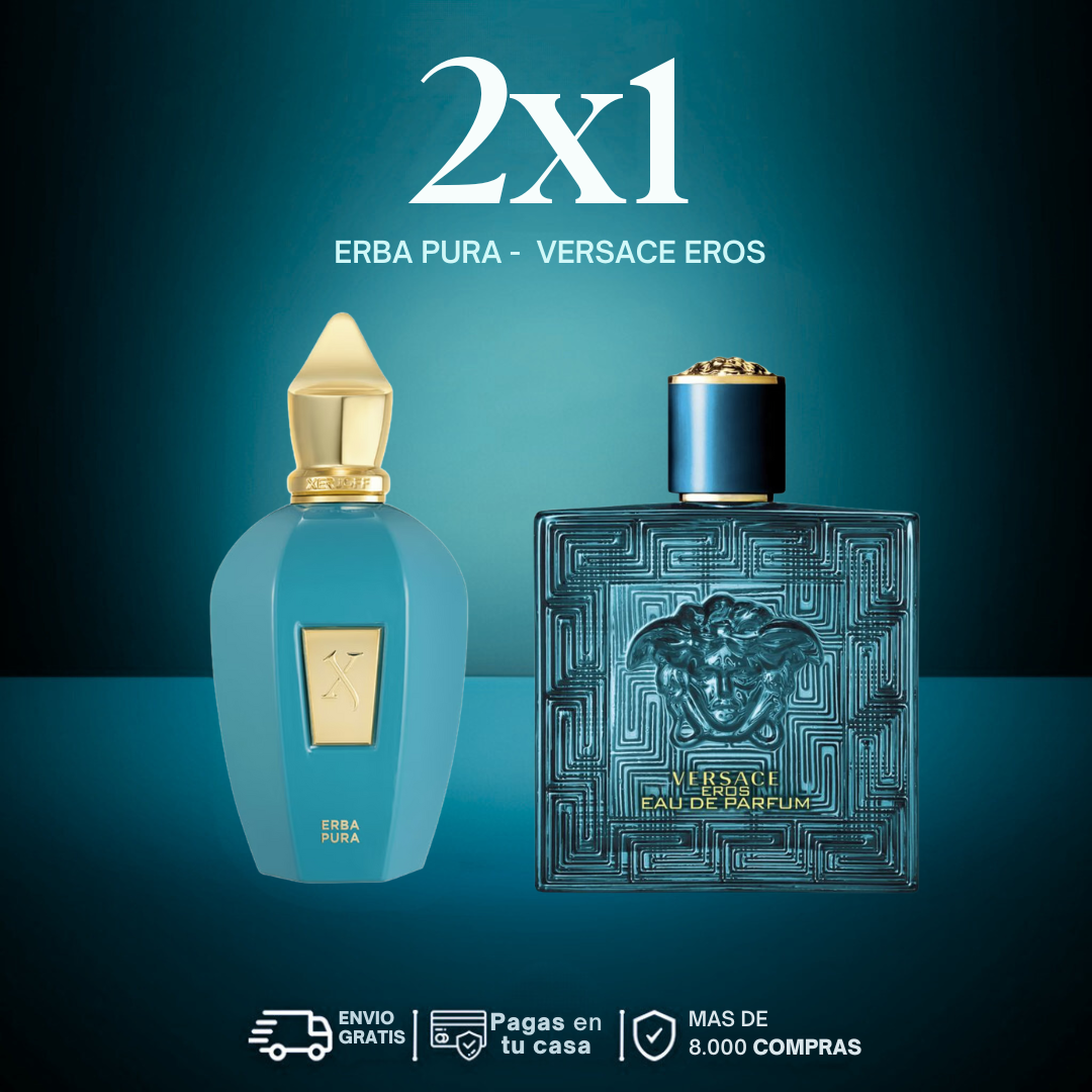 2x1 Erba Pura x Versace Eros