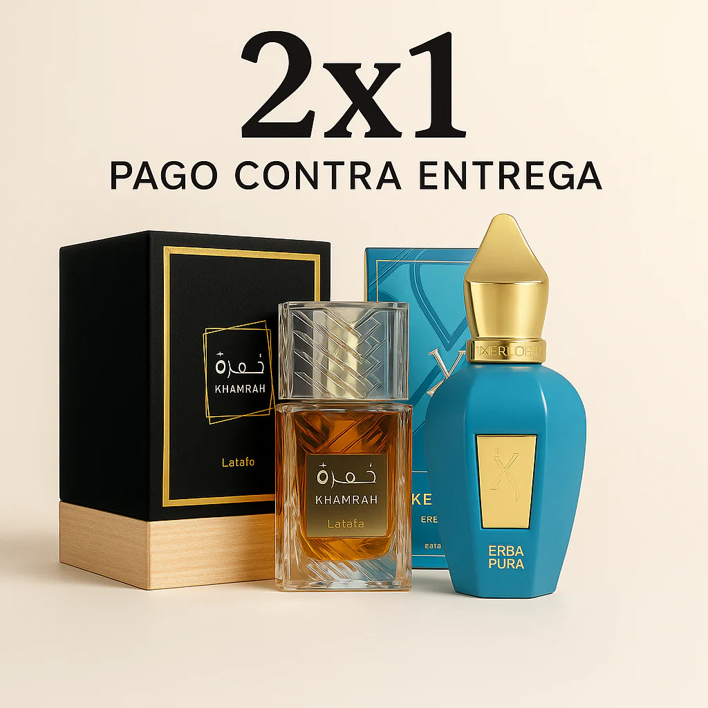 2x1 Erba Pura + Lattafa Khamrah