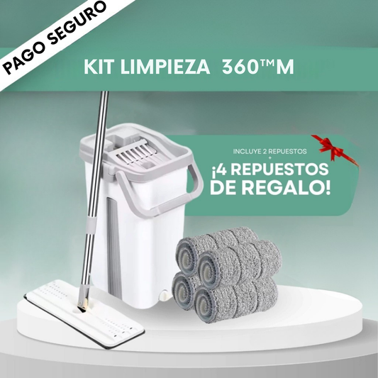 KIT LIMPIEZA PERLA 360™ + 4 REPUESTOS DE REGALO