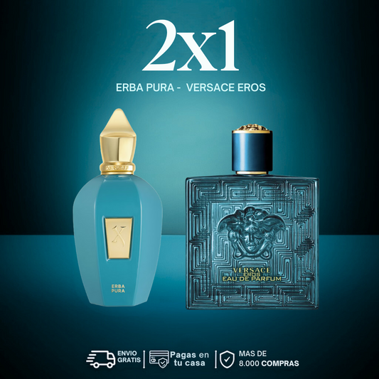2x1 Erba Pura x Versace Eros