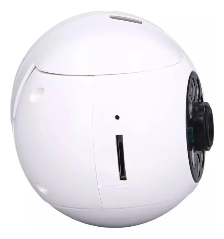 Camara Seguridad Ip Domo Con Wifi Y Parlante Vision Nocturna Color Blanco DOMO E27