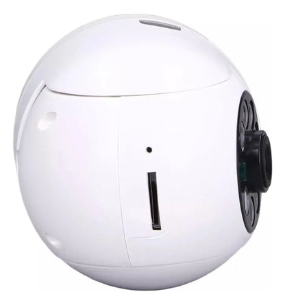 Camara Seguridad Ip Domo Con Wifi Y Parlante Vision Nocturna Color Blanco DOMO E27