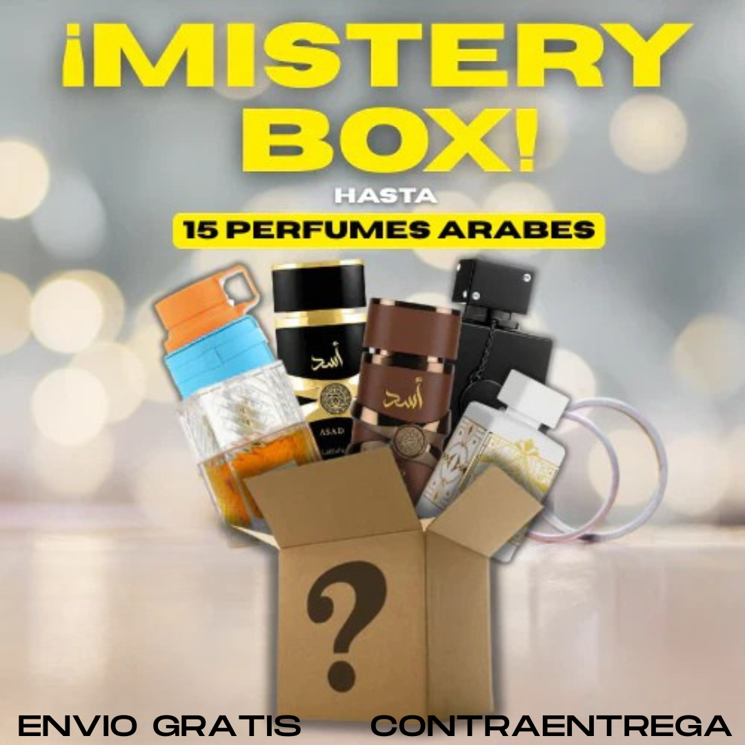 ¡MISTERY BOX! Hasta 15 Perfumes Arabes IMPORTADOS MASCULINOS